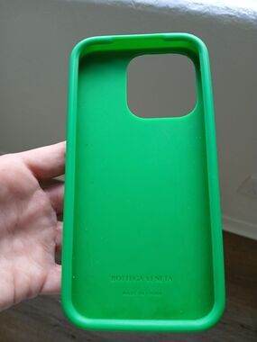Bottega Veneta Vibrant Green Silicone Phone Case